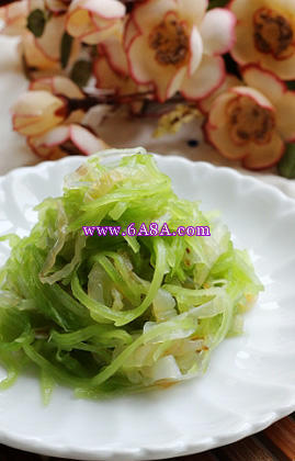 海蜇拌萵筍的做法 海蜇拌萵筍的做法