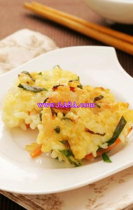 蔬菜蝦仁煎米餅的做法 蔬菜蝦仁煎米餅的做法