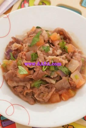 番茄羊肉片的做法 番茄羊肉片的做法