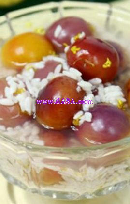 酒釀櫻桃葡萄羹的做法 酒釀櫻桃葡萄羹的做法