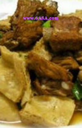 凍豆腐燒排骨的做法 凍豆腐燒排骨的做法