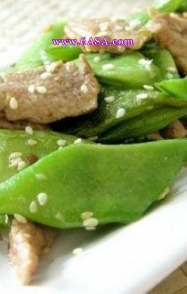 扁豆肉片的做法 扁豆肉片的做法
