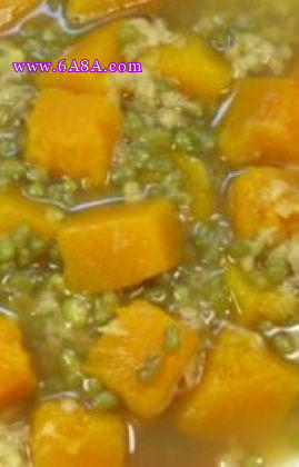 綠豆南瓜湯的做法 綠豆南瓜湯的做法