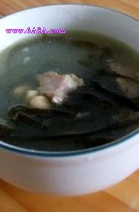黃豆大骨海帶湯的做法 黃豆大骨海帶湯的做法