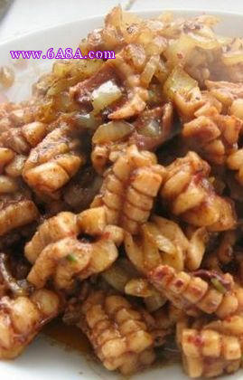 自制鐵板魷魚的做法 自制鐵板魷魚的做法