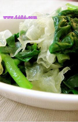 銀耳拌木耳菜的做法 銀耳拌木耳菜的做法