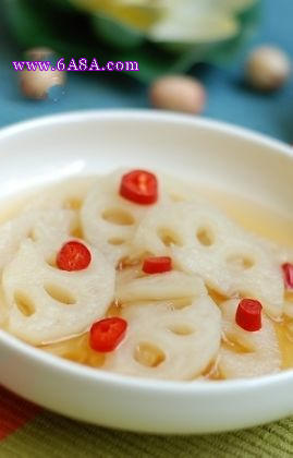 酸甜藕片的做法 酸甜藕片的做法