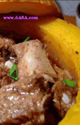 排骨南瓜盅的做法 排骨南瓜盅的做法