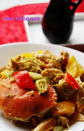 咸蛋黃炒蟹的做法 咸蛋黃炒蟹的做法