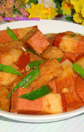 香芋紅燒素肉的做法 香芋紅燒素肉的做法
