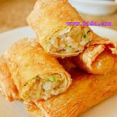 鮮蝦腐皮卷的做法 鮮蝦腐皮卷的做法