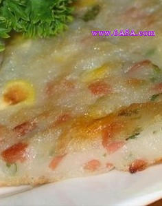 玉米火腿煎餅的做法 玉米火腿煎餅的做法