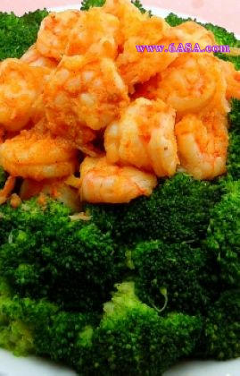 西蘭花團蝦仁的做法 西蘭花團蝦仁的做法