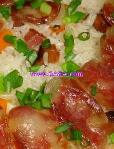 臘味香芋南瓜飯的做法 臘味香芋南瓜飯的做法