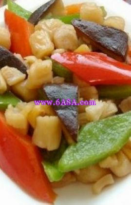 干貝甜椒的做法 干貝甜椒的做法