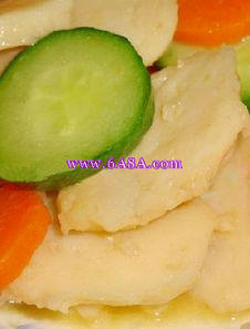 黃瓜炒墨魚丸的做法 黃瓜炒墨魚丸的做法