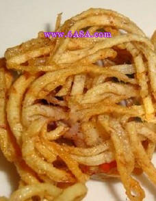 香炸芋絲肉末的做法 香炸芋絲肉末的做法