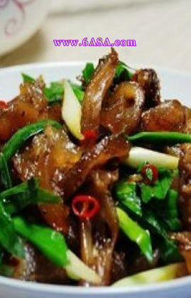 豆豉青蒜炒牛筋的做法 豆豉青蒜炒牛筋的做法