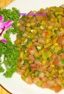 豬皮炒酸豆角的做法 豬皮炒酸豆角的做法