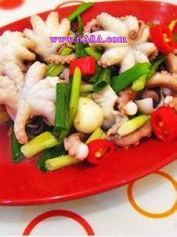 蔥燒章魚的做法 蔥燒章魚的做法