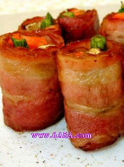 培根蔬菜卷的做法 培根蔬菜卷的做法