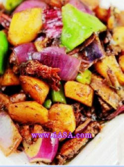 芹香紫蘇大盤雞的做法 芹香紫蘇大盤雞的做法