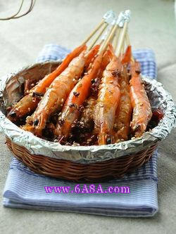 香辣竹簽蝦的做法 香辣竹簽蝦的做法