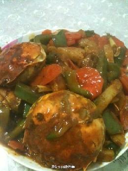 簡易版年糕香辣蟹的做法 簡易版年糕香辣蟹的做法