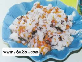 炒素蟹粉的做法 炒素蟹粉的做法