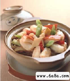 蟹柳粉絲煲的做法 蟹柳粉絲煲的做法