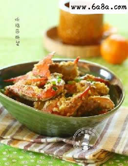 吮指面拖蟹的做法 吮指面拖蟹的做法