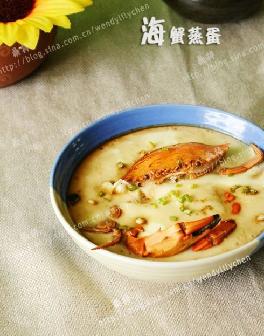 海蟹蒸蛋的做法 海蟹蒸蛋的做法