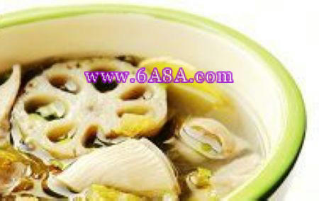 豬肚酸菜蓮藕湯的做法 豬肚酸菜蓮藕湯的做法