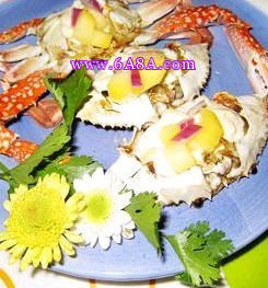 芒果奶油花蟹的做法 芒果奶油花蟹的做法