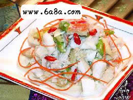 芥香蘆筍海鮮色拉的做法 芥香蘆筍海鮮色拉的做法