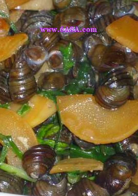 酸筍炒田螺的做法 酸筍炒田螺的做法