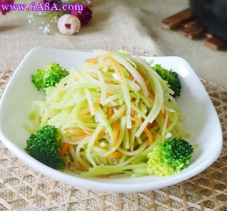 香拌西蘭花梗的做法 香拌西蘭花梗的做法