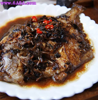 梅干菜燒鯧魚的做法 梅干菜燒鯧魚的做法