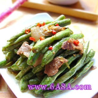 肉片燒蕓豆的做法 肉片燒蕓豆的做法