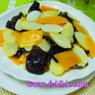 金瓜木耳炒山藥的做法 金瓜木耳炒山藥的做法