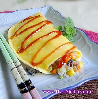 餃子蛋包飯的做法 餃子蛋包飯的做法