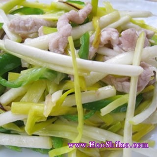 蒜黃肉絲的做法 蒜黃肉絲的做法