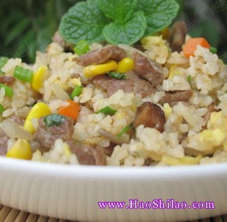 黃油牛肉粒炒飯的做法 黃油牛肉粒炒飯的做法