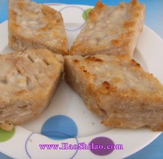 香煎芋頭糕的做法 香煎芋頭糕的做法