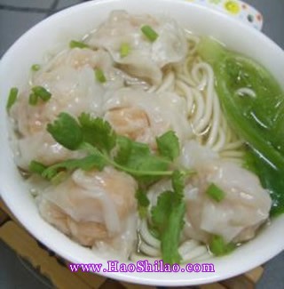 鮮蝦豬肉云吞面的做法 鮮蝦豬肉云吞面的做法
