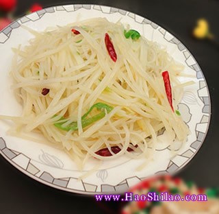 爽口土豆絲的做法 爽口土豆絲的做法