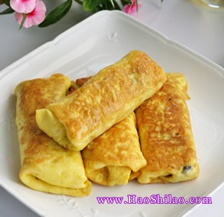 蔬菜雞蛋卷的做法 蔬菜雞蛋卷的做法