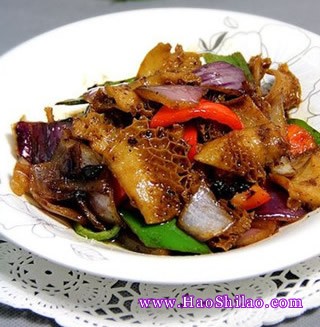 豉椒洋蔥炒牛肚的做法 豉椒洋蔥炒牛肚的做法