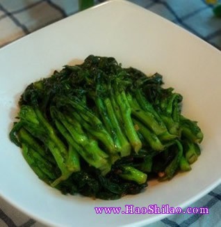 熗炒白油菜的做法 熗炒白油菜的做法