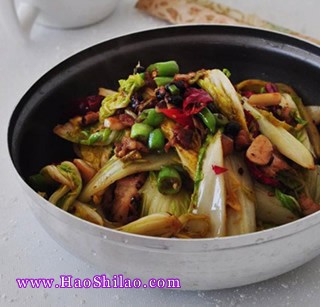 干鍋娃娃菜的做法 干鍋娃娃菜的做法